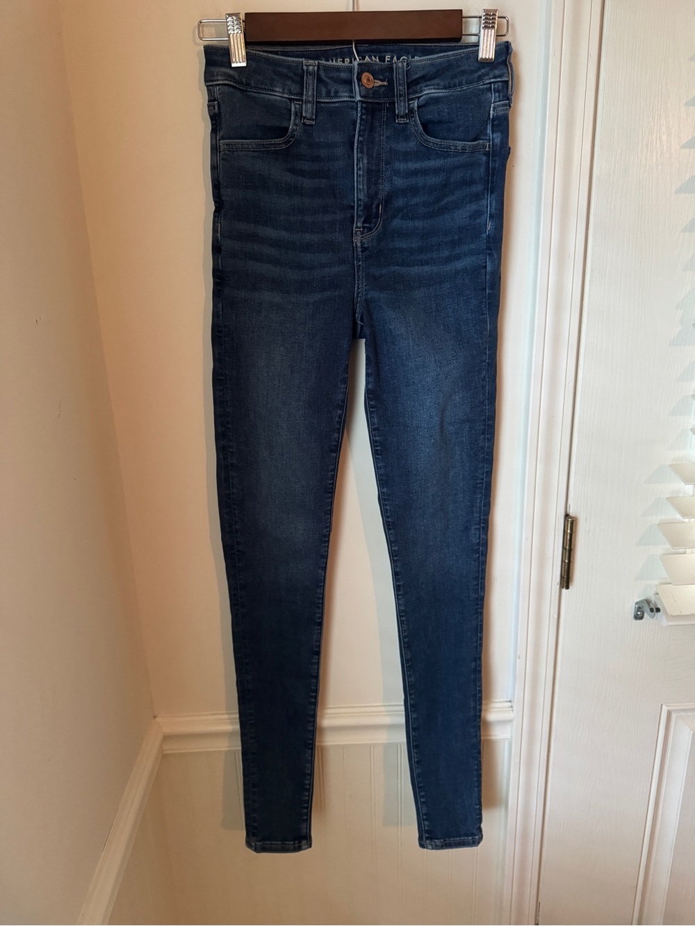 American Eagle Outfitters Deep Blue‎ Jeggings Size 2 Long